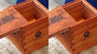 A cleverly designed five-element secret box that opens with 