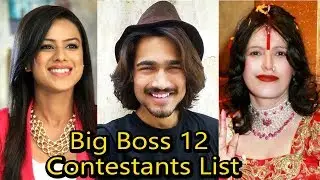 LEAKED BIG BOSS 12 Celebrity Contestants List | That You Should Know