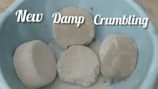 new crunhiest crushing of grainy sand circles damp crumbling 😍🤠🤗