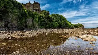 Rising tides and scary caves.  Landscape photography at Culzean Castle, Scotland