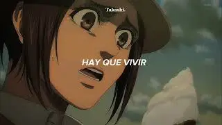 Que la vida vale - Natalia lafurcade || Sasha blouse - Atack on Titan || (Romanji/Sub en espa&ntilde;ol)