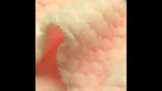Knit Warp PV Plush Cloth Polyester Fluoresence Steam Niblet Pattern PV Plush Fleece Fabric