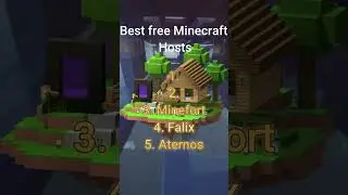 Top 5 best free server hosting!!!! #free #minecraft #freeminecraftserver