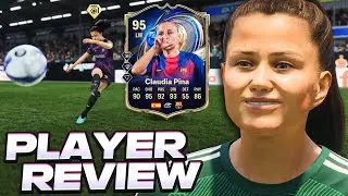 DESCULPA MBAPP&Eacute;... ELA &eacute; MUITO MELHOR que VOC&Ecirc;! | CLAUDIA PINA 95 - TOTY PLAYER REVIEW I FC 26