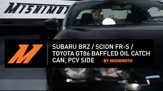 Baffled Oil Catch Can fits 2013+ Subaru BRZ / Scion FR-S Features & Benefits