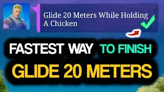 Glide 20 Meters WHILE HOLDING A CHICKEN! Fastest Way to Do Glide 20 Meters While Holding A Chicken!
