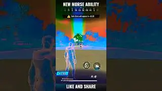 New character Morse ability test | FF Max x Jujutsu Kaisen || #shorts #ffmax #ff #new #morse #ob52