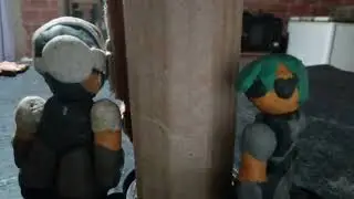 Spaz vs Zoe - BombSquad | StopMotion Animation.