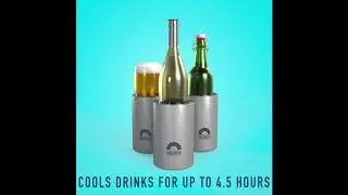 Pint and Wine Coolenator. Ice cold drinks for hours!! Cool right?
