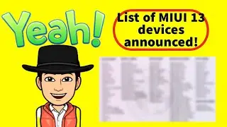 MIUI 13 devices list officially announced 🔥⚡💯#shorts #techstuff