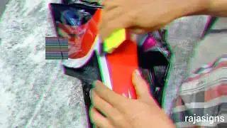 Hero Honda Passion Sticker Wrapping / Installation