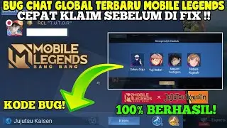 BUG KODE CHAT GLOBAL TERBARU AUTO KLAIM JUJUTSU KAISEN GRATIS NEW KODE REDEEM ML JUJUTSU KAISEN 2023