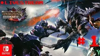 Monster Hunter Generations Ultimate Livestream #1 | (Just a bunch of low level questing)