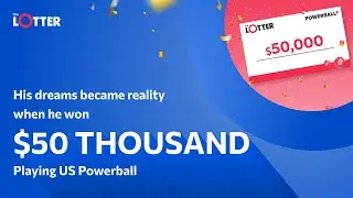 theLotter presents $50K US Powerball winner from Singapore!