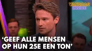 Sander Schimmelpenninck schreef boek over kansongelijkheid: 'Geef alle mensen op hun 25e een ton'