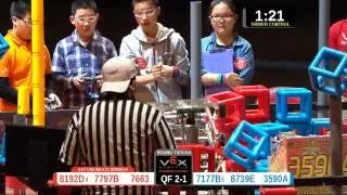 2015 VRC-MS Oppo QF2-1 -  (8192D 7177B) 77-Opportunity Div-VRC Middle School-VEX Worlds 2015