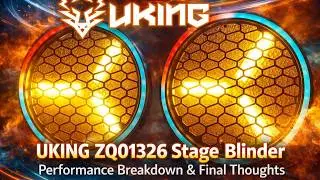 Обзор сценической шторки UKING ZQ01326 6x30w | Заключительные мысли и анализ характеристик