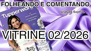 VITRINE 02/2026 FOLHEANDO E COMENTADO TUPPERWARE