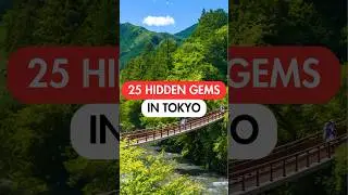 25 BEST HIDDEN GEMS in TOKYO #japan #japantravel #tokyo
