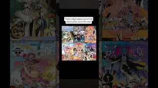 There's only 6 volumes [outof 113)where Luffy is not on the cover. #onepiece #anime #best #best