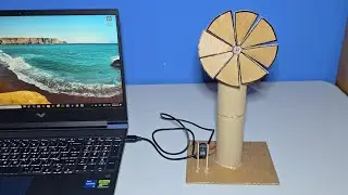 How to Make a Cardboard Fan (Very Easy)