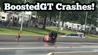 BoostedGT Crashes at Summit Motorsports Park No Prep Kings