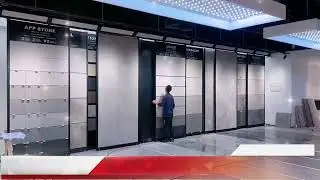Sliding tile display for tiles. Customization ceramic display rack acceptable.