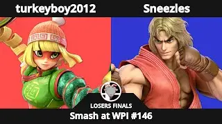 Smash at WPI #146 LOSERS FINALS - turkeyboy2012 (Min Min) Vs Sneezles (Ken)