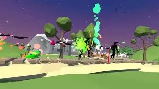 Asymmetric VR/AR gameplay application