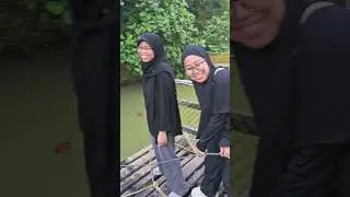 Floating bridge adventures at Sireh Park