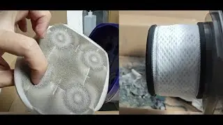 Clean Filters on Shark Cordless Vacuum (Two Filters)