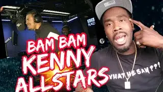 AMERICAN REACTS TO UK's Bam Bam @KennyAllstarTV Freestyle
