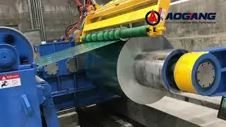 SSL1600X3.5 Slitting  Line Produced by Aogang Is Running Smoothly in Customer Site