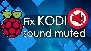 how to fix KODI sound muted (red icon speaker) on Raspberry Pi + KODI (xbmc)