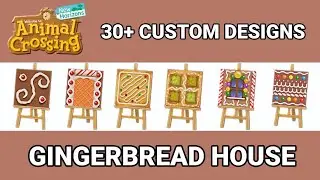 Gingerbread house Custom Designs | Animal Crossing New Horizons
