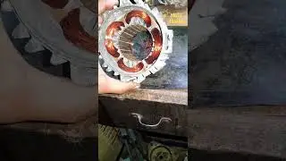 Full rewinding 24 slot high speed exhaust fan capsule motor