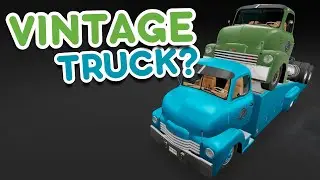 Vintage Style Ramp Truck for T-Series! 🚛✨ in BeamNG