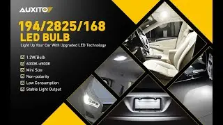 AUXITO 194 LEDBulb for Parking light, license plate light, trunk cargo light, and side marker light