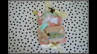 Shabby Tag Shape Loaded Pocket | New DIY Kit | PROJECT SHARE | Happy Mail Ideas