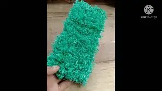 Membuat Rumput Sintetis Dari tali Rapia