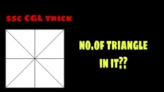 How to find out number of triangles in shape. Easy methode to find,.and trick