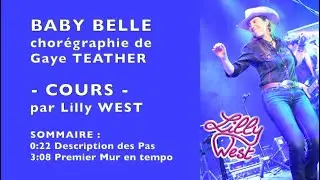 [COURS] BABY BELLE de Gaye TEATHER, enseignée par Lilly WEST
