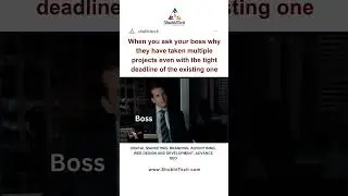 When Your Boss Takes on More Projects with Tight Deadlines! 🚀 | ShubhiTech