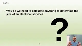 One Family Dwelling Unit Service Calculations