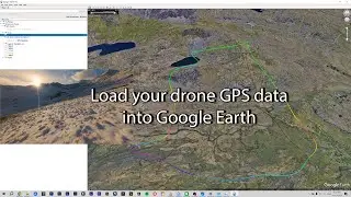 Load your GPS data from your drone into google Earth.
