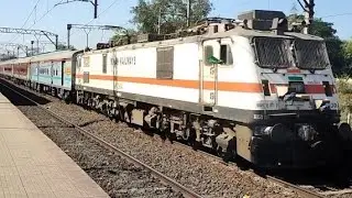 🔥🔥 WAP 7 Quick Acceleration Super fast Train Godan Express Attached Rack 