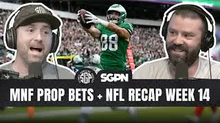 Monday Night Football Prop Bets + NFL Recap Week 14 | Sports Gambling Podcast (Ep. 2445)