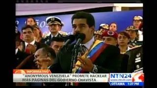 Anonymous confirma nuevos ataques cibern&eacute;ticos al Gobierno venezolano