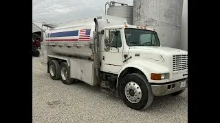 lot 7 1999 International Tandem Fuel Truck, 530 IH 9 Speed, Tandem Axle, 396,513 miles, Jan 11 2024