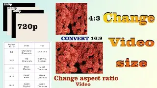 change video size |change video resolution| change aspect ratio| online | free|